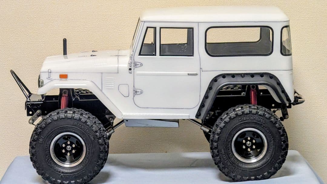 あ*ん様 製作途中 FJ40クローラー タミヤシャシー メカレス