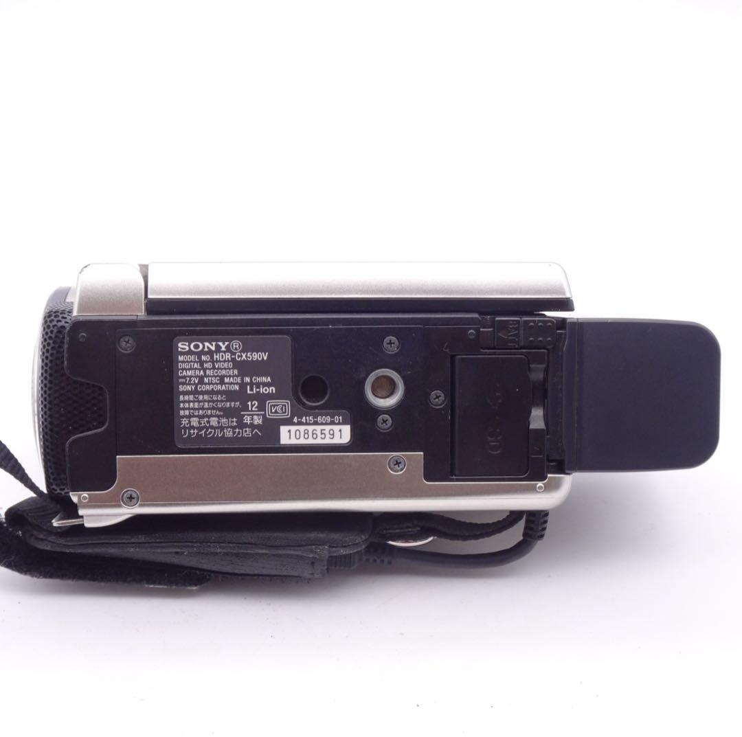 【完動美品】 SONY HDR-CX590V ハンディカム 純正大容量バッテリー
