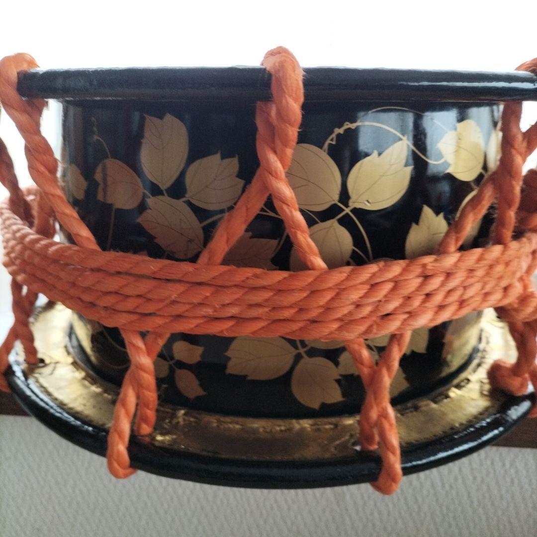 岡田屋布施 締太鼓 ハードケース付き 中古品 和太鼓の胴