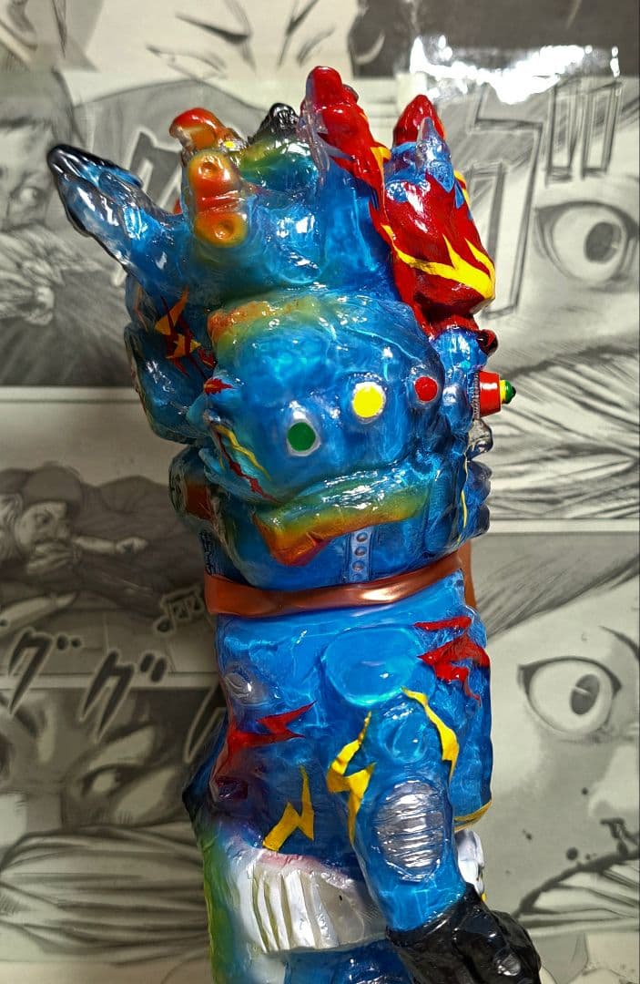 ソフビ　サケビの甥　９期　一号　ミライロウマン堂　サケンズマン