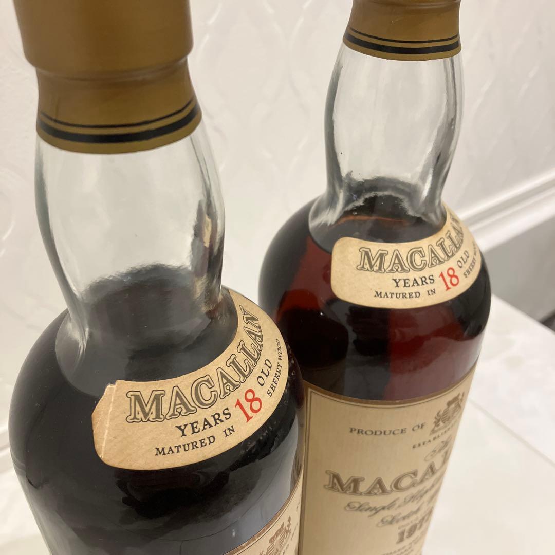 マッカラン18年 【未開封】 2本セット - メルカリ