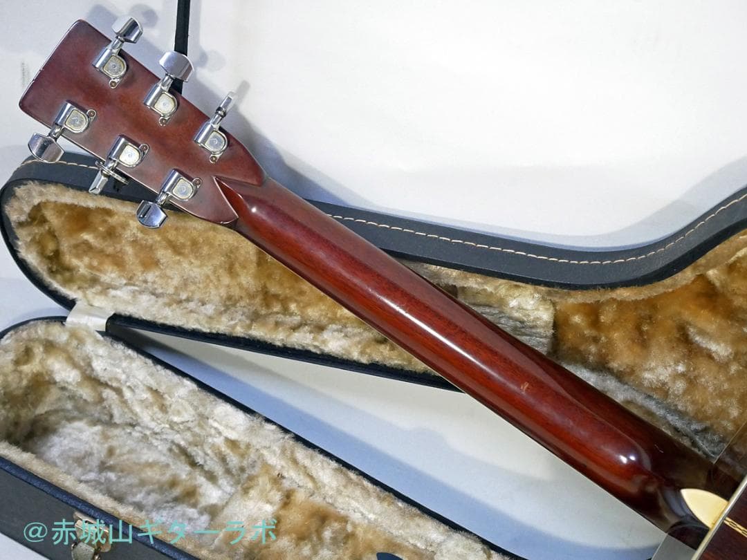 Sヤイリ YD-304 希少バック2Pハカランダ 1977年製 ☆ハードケース付｜