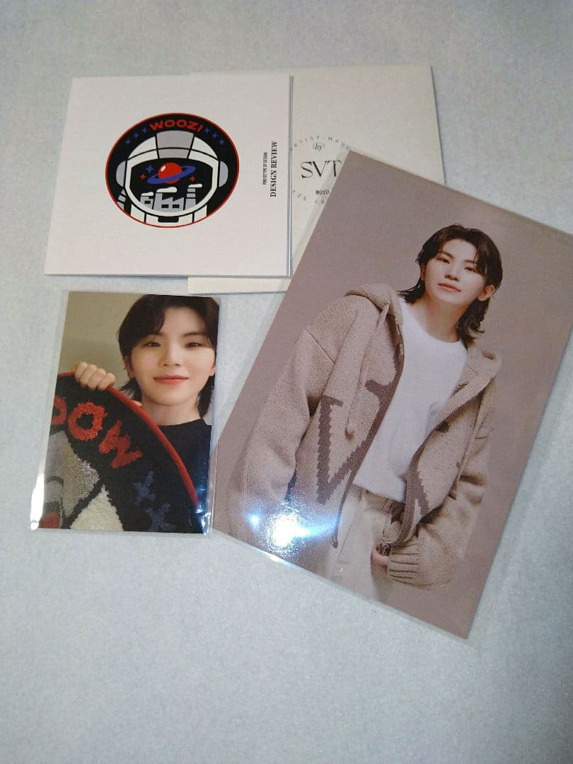 by SEVENTEEN ウジ アーティストメイド ラグ RAG 宇宙工場カード