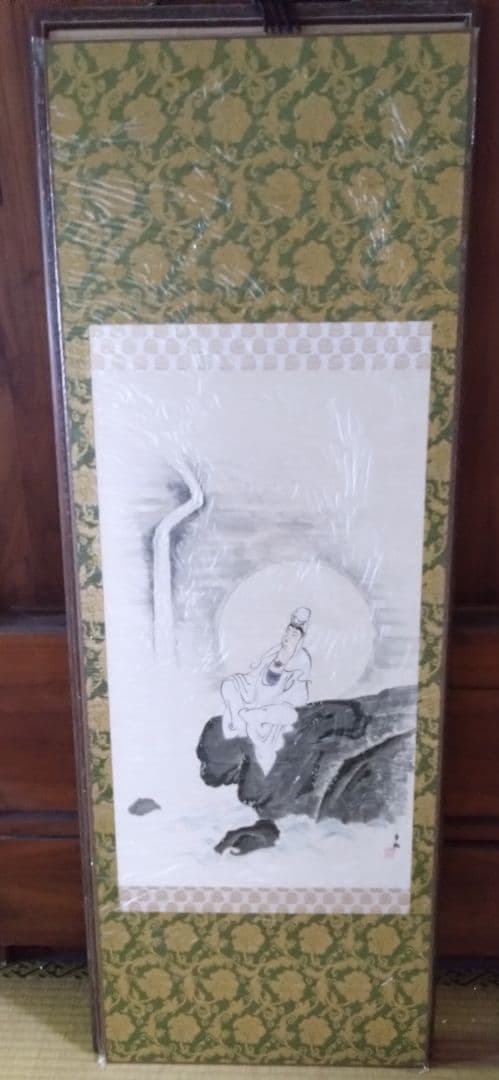 岡田茂吉 世界救世教 蓮華観音/眺瀧観音/業平観音/青松・紅梅図 4点