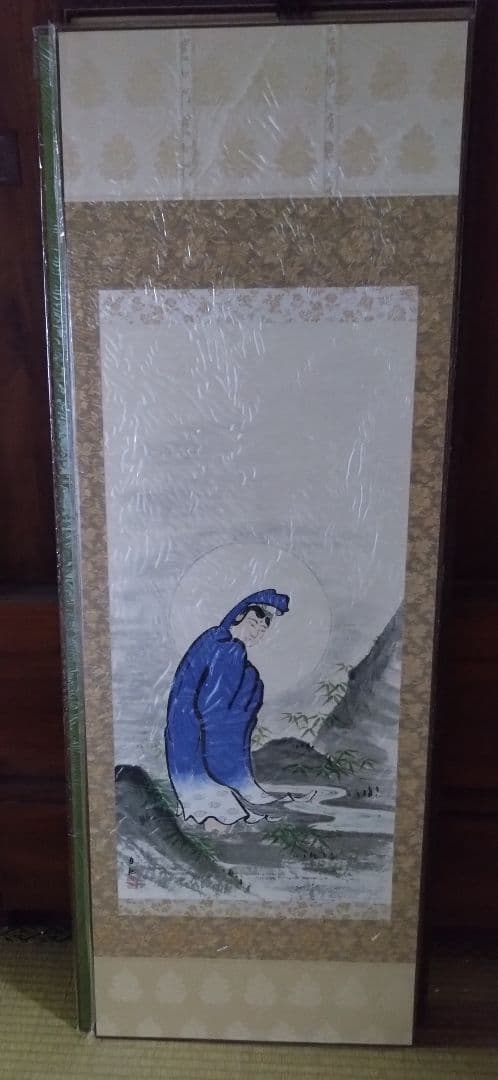 岡田茂吉 世界救世教 蓮華観音/眺瀧観音/業平観音/青松・紅梅図 4点