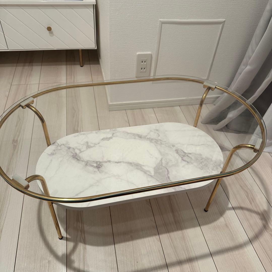 Francfranc レガートコーヒーテーブルS レガート コーヒーテーブル S ブラック×ブラウン （W750