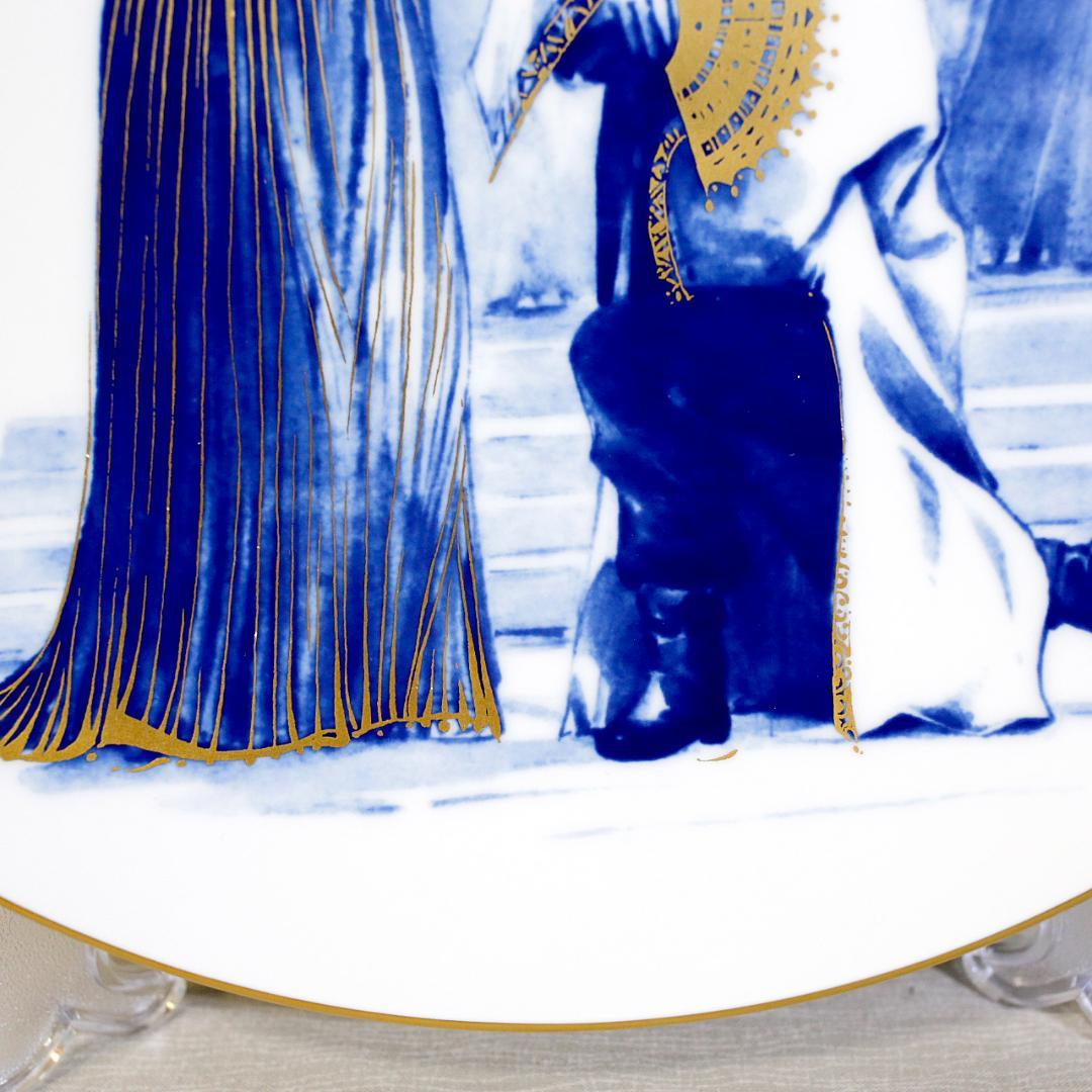 極美品1級品】マイセン メリー・ウィドウ 2006年 イヤープレート 金彩