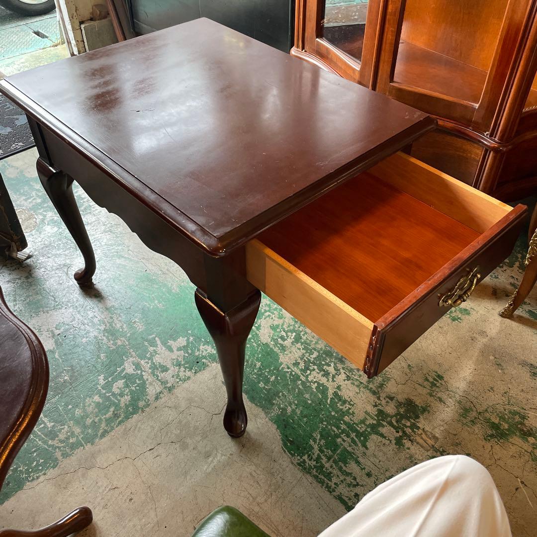 アメリカ家具，thomusvilleアンティーク サイドテーブル引き出し付き