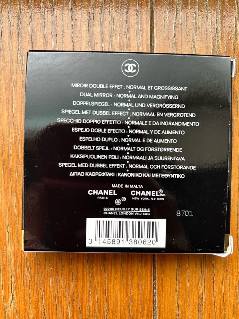 メイク道具・化粧小物 CHANEL Miroir Double Facettes 143 Diva