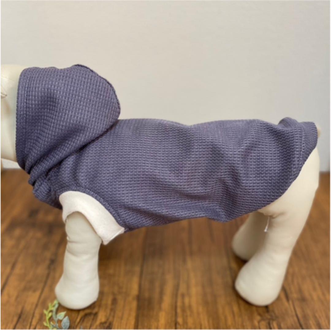 くるくるシープボアのベビちゃんチュニック 犬服ハンドメイド