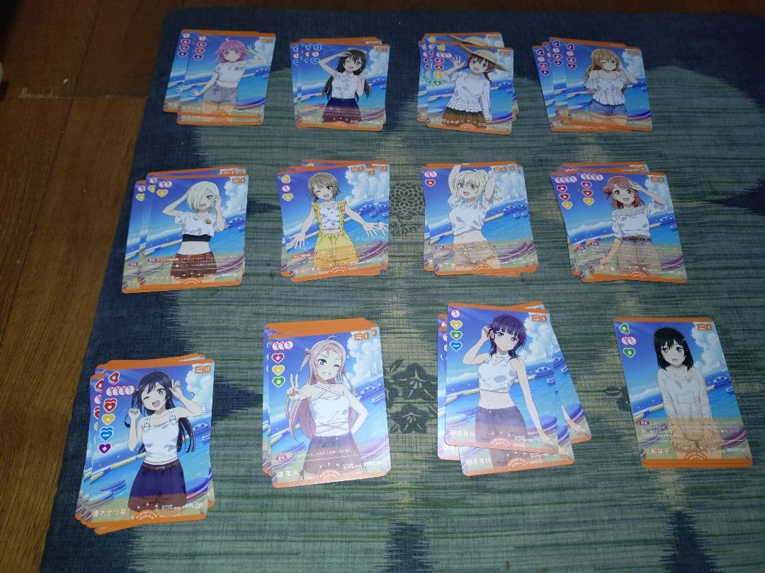 ラブライブカード　ラブカ　夏始まる　基本レアリティ4コンセット