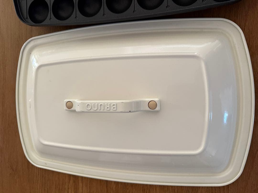 BRUNO グランデサイズ　ホットプレート　仕切り鍋　たこ焼きプレート