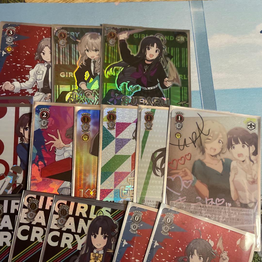 ヴァイス ガールズバンドクライ　フルホイル構築済みデッキ8扉　仁菜スリーブ付き