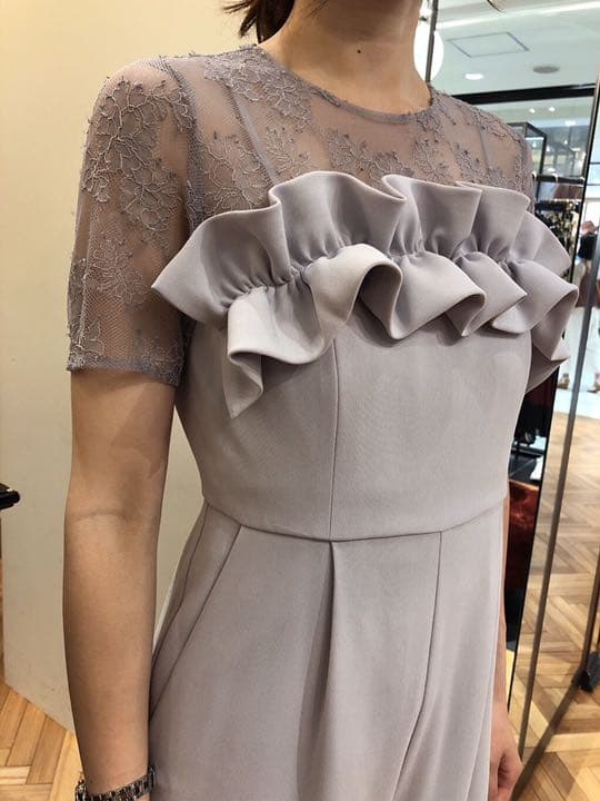 新品タグ付き グレースコンチネンタル パーティドレス フリルワイドサロペット