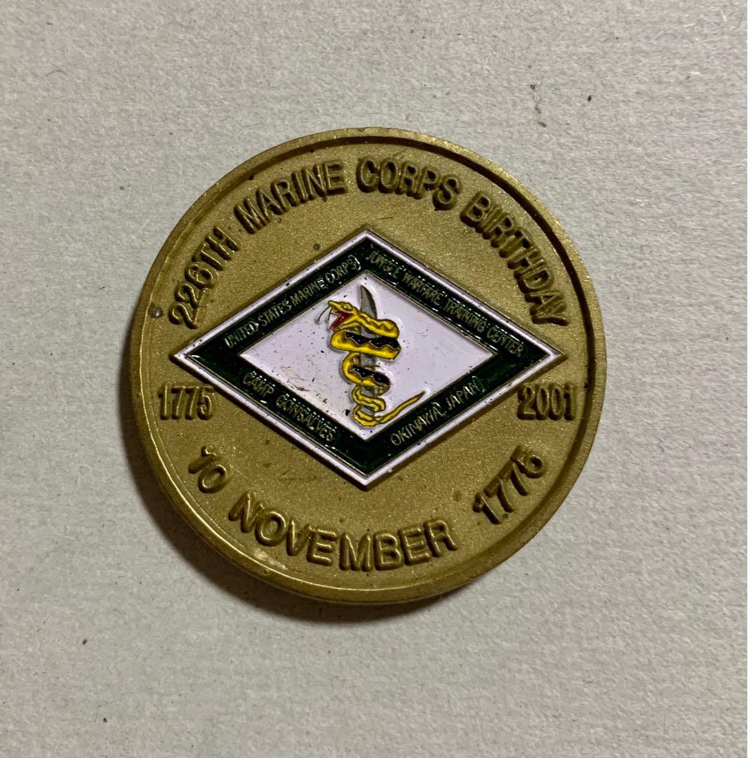 ☆Marine Corps チャレンジコインUSMCアメリカ海兵隊記念コイン3枚