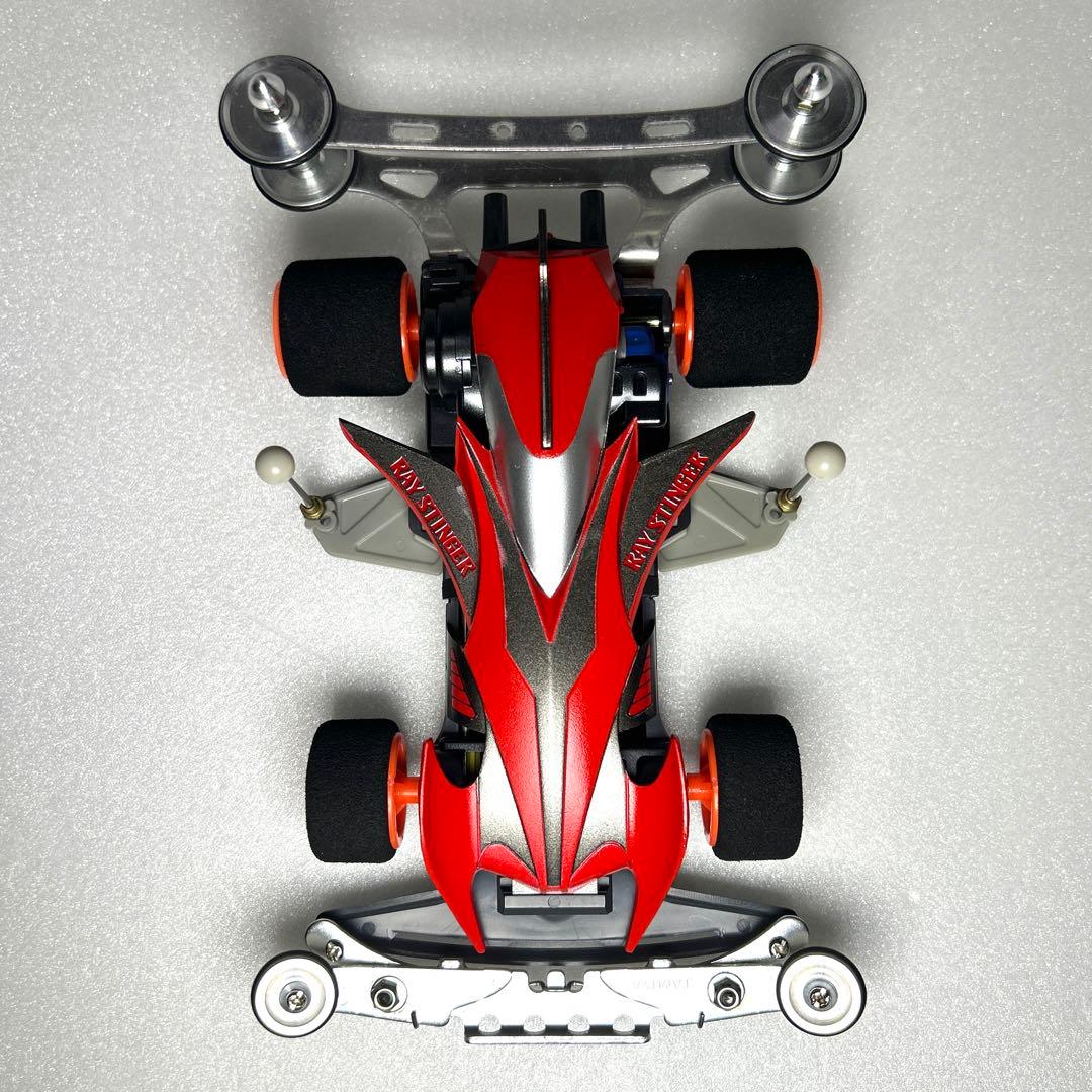 ミニ四駆 レイスティンガー タミヤ 完成品 肉抜き 塗装 改造 スーパー1