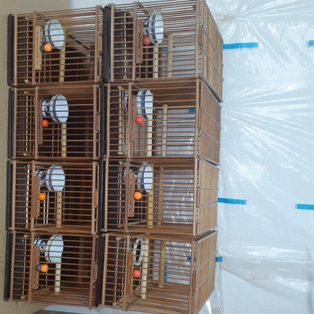 鳥籠 8個 鳥籠四個&四羽桶
