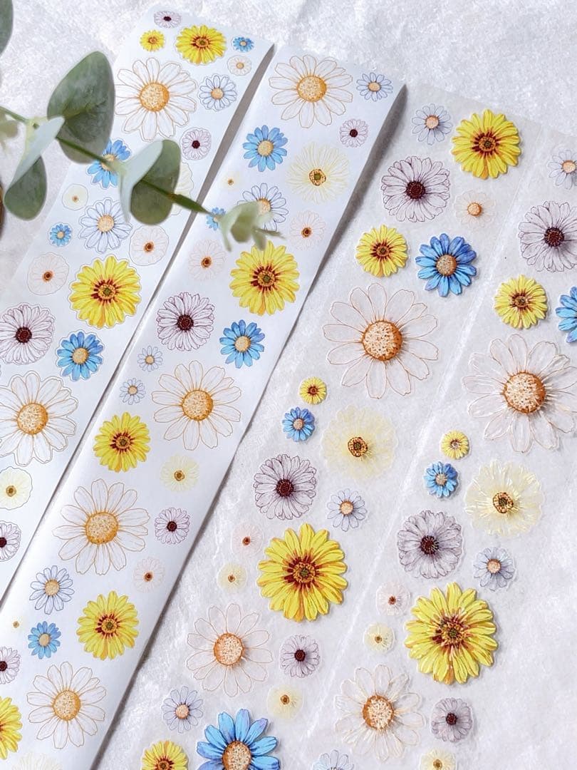 蓝莓不蓝手账《晴昼》海外マスキングテープ　マステ 【2703】