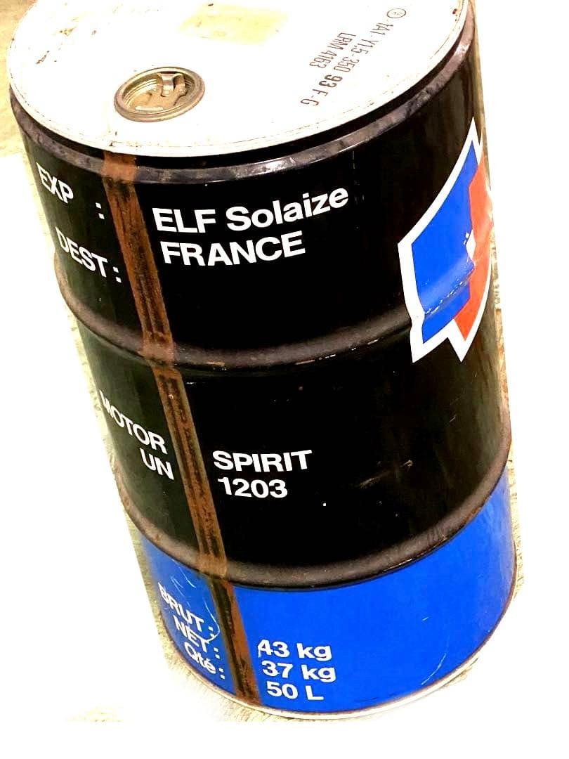 アンティーク品93'当時物エルフelf空のスチール缶