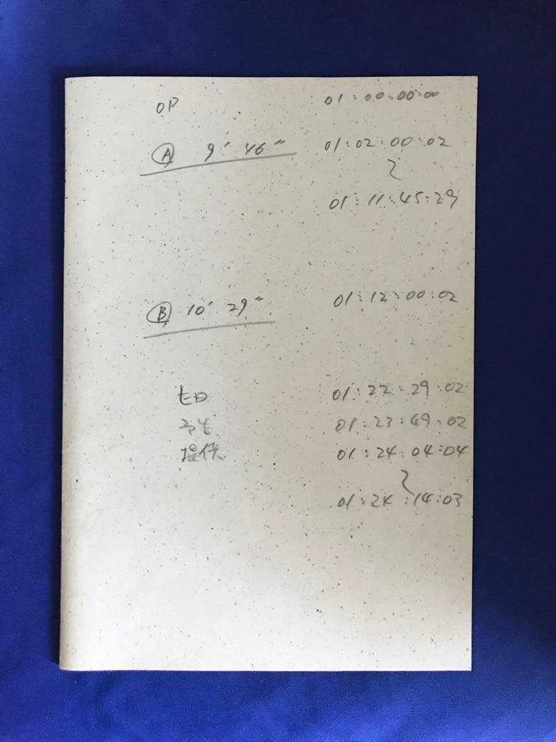 WOLF'S RAIN ウルフズ・レイン 台本 BONES