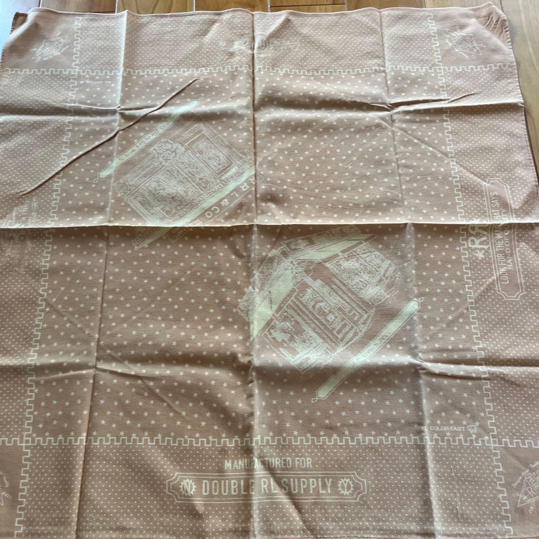 DOUBLE RL SUPPLY バンダナ ネイビー チェック ドット3枚セット