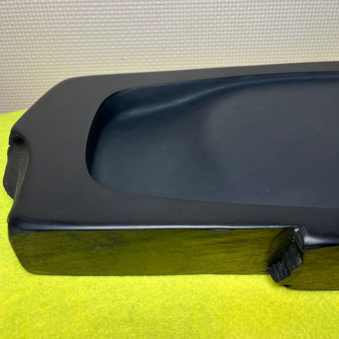 ⭕️雄勝硯 超大型天然硯 竹峯作 未使用美品 工芸品 4kg超え オブジェ