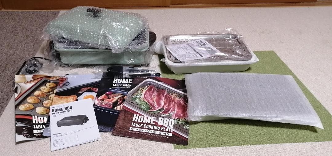 未使用新品☆レコルトホームバーベキュー たこ焼きプレート ＆深鍋