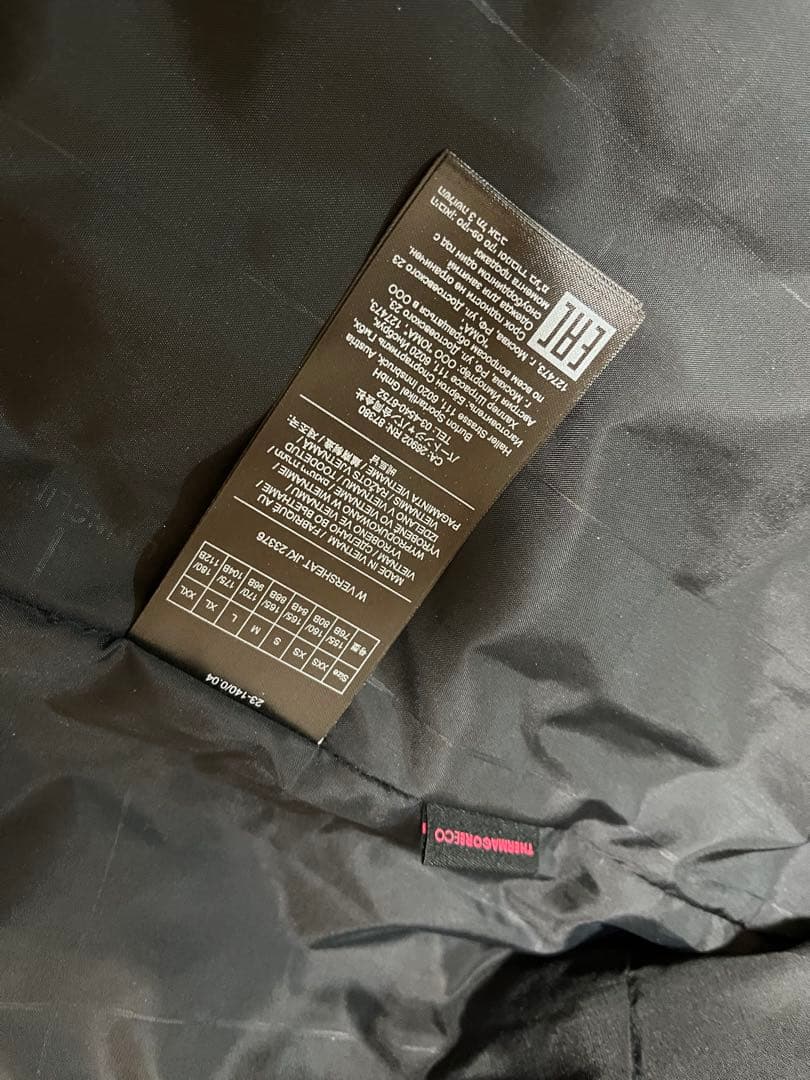 BURTON キルティングジャケット ブラック