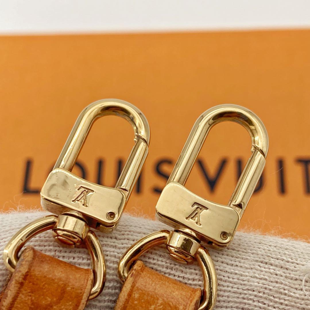 ルイヴィトン ショルダーストラップ ベルト ヌメ革 1.2×115 肩紐 肩