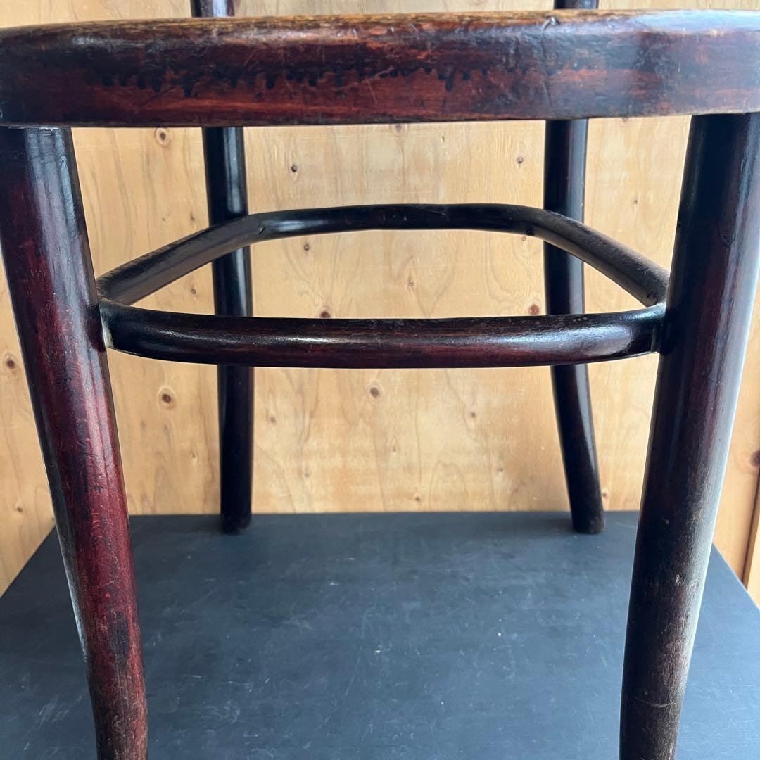 アンティーク家具 椅子 木製 フィッシェル チェコ カフェチェア ベント
