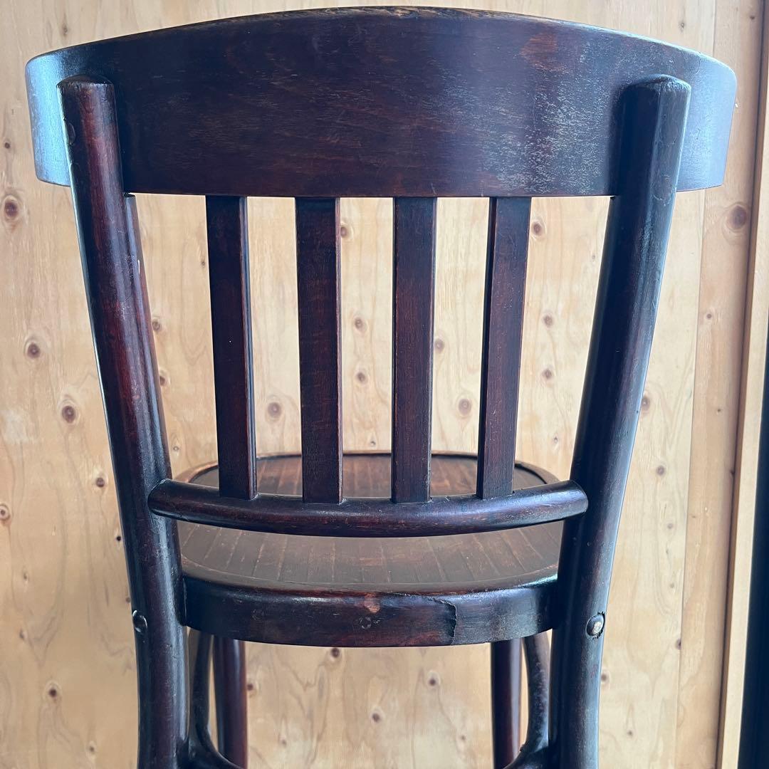 アンティーク家具 椅子 木製 フィッシェル チェコ カフェチェア ベント