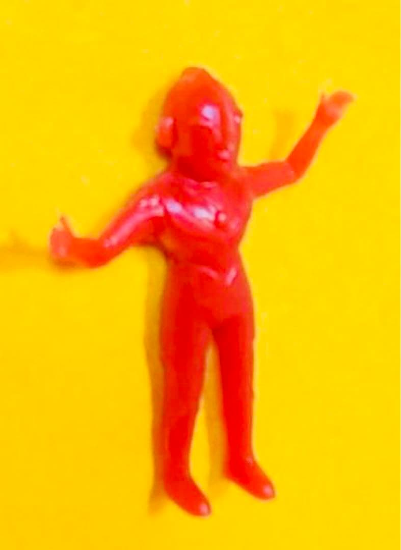 1967年製ブルマァク赤ウルトラマン円谷プロ特撮ヒーローソフビ人形フィギュア朱色