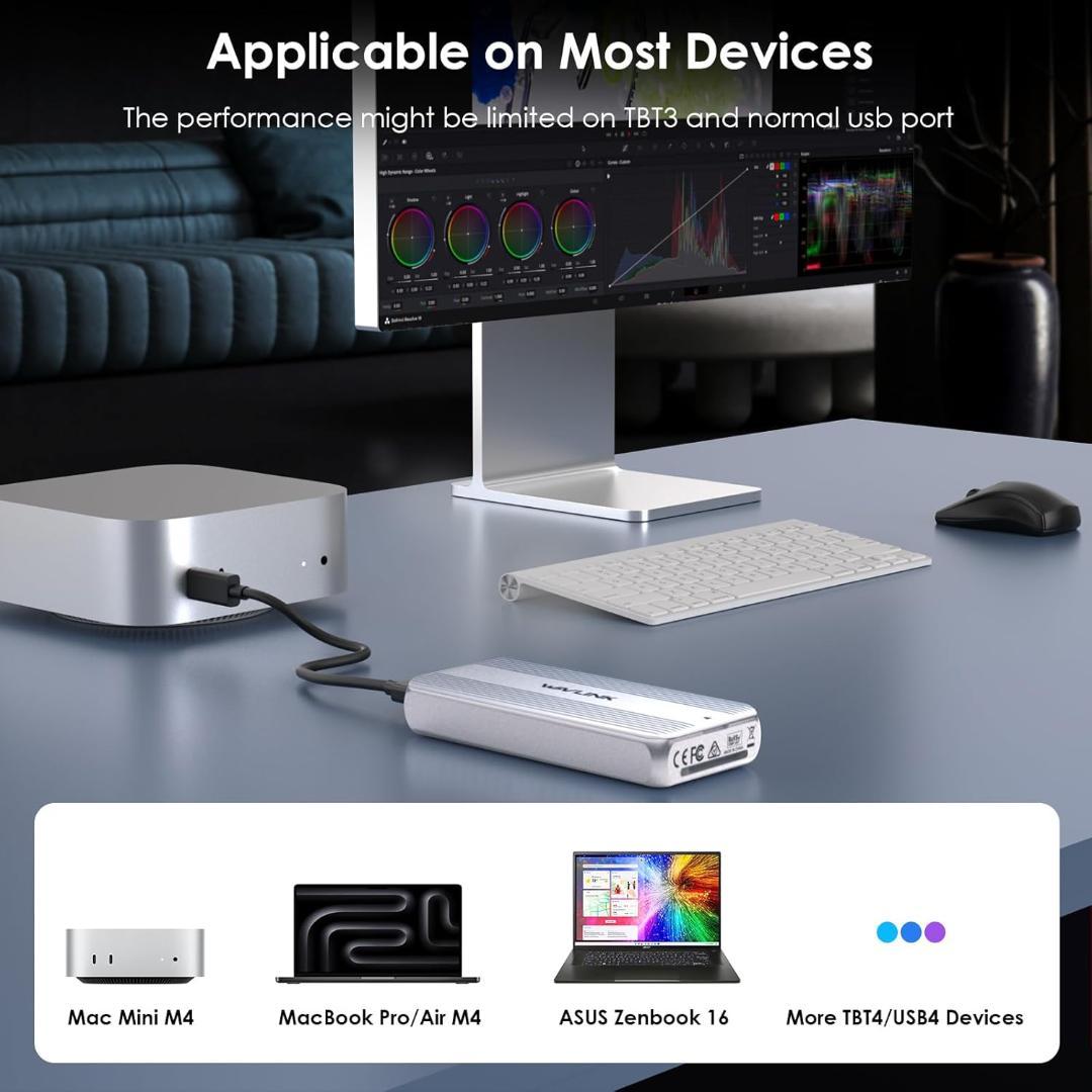 WAVLINK WL-ST406C ＆ 40Gbps対応ケーブル1m セット｜WAVLINK WL