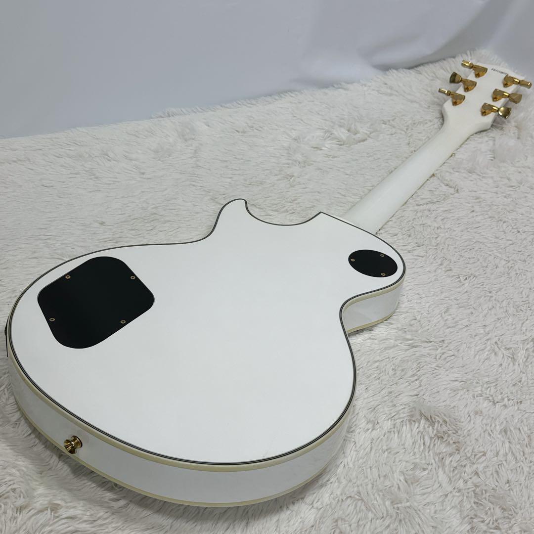 Burny レスポールカスタム ホワイト セットネック仕様 バーニー 白