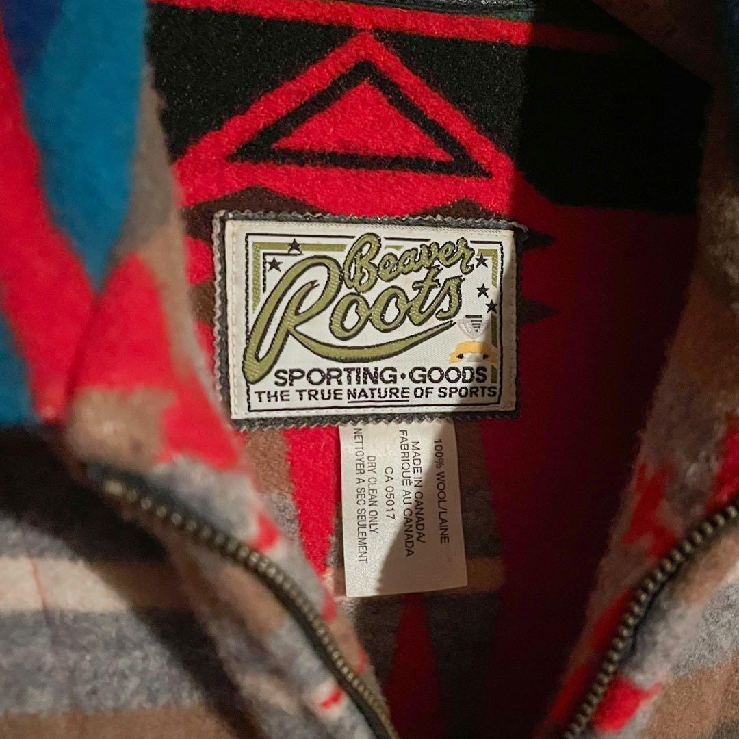 美品 ネイティブ柄 ウールジャケット ビンテージ80s 90s Lサイズ相当