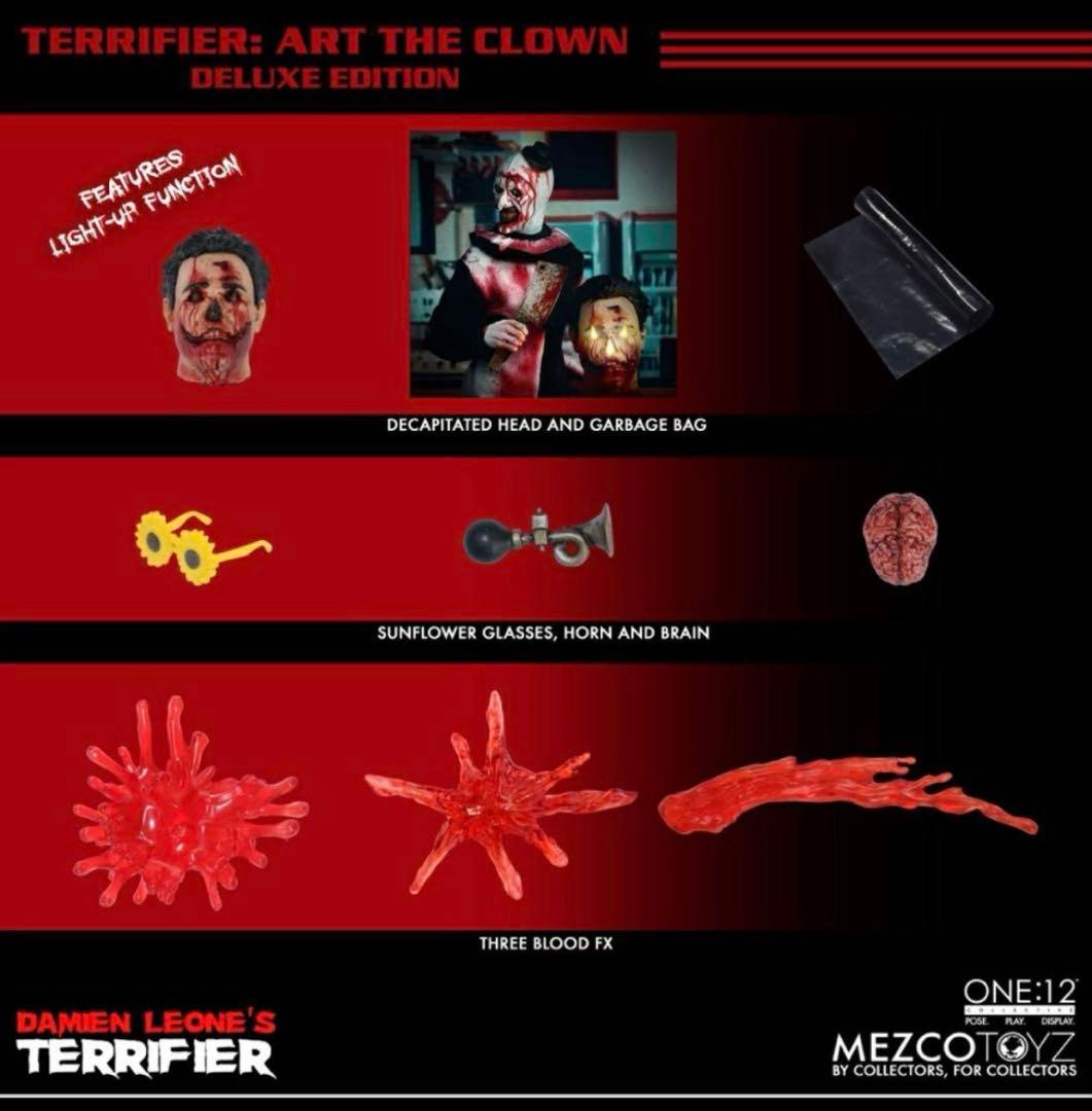 メズコ ワン12テリファーアート・ザ・クラウン 1/12 アクションフィギュア