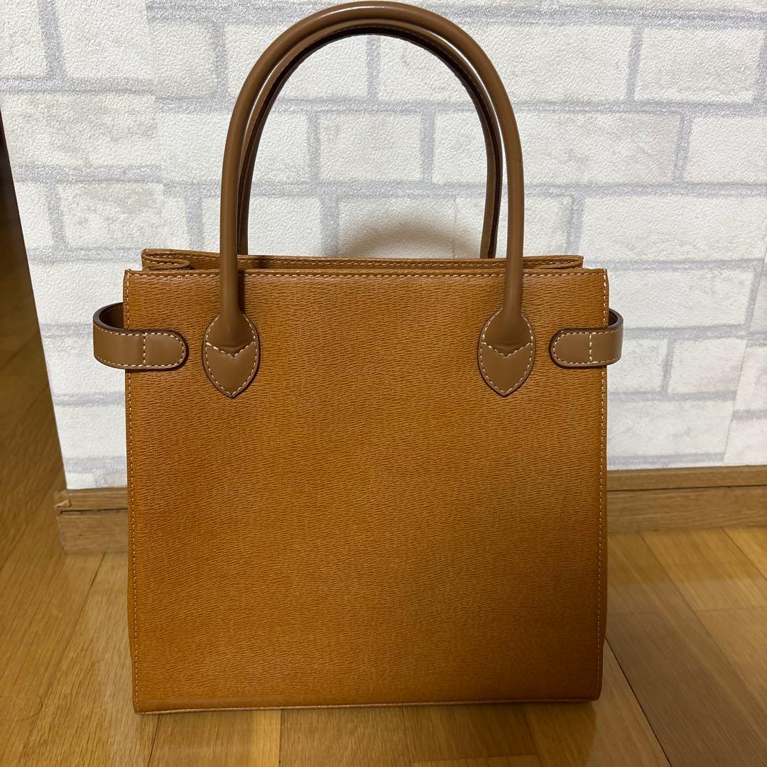 ブラウン トートバッグ シンプル