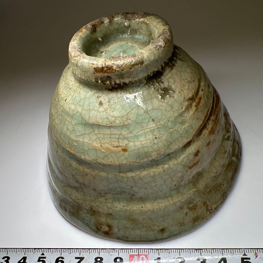 中国明時代　七官青磁鉢　口径約12.5㎝　東Y7-0808⭐︎2Fタルチ 中国明時代 七官青磁鉢 口径約12.5㎝ 東Y7-0808⭐︎2F