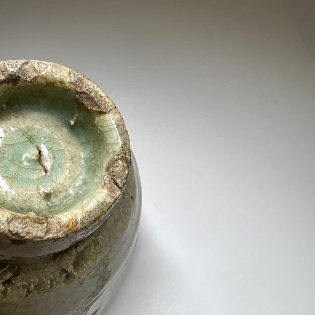 中国明時代 七官青磁鉢 口径約12.5㎝ 東Y7-0808⭐︎2F