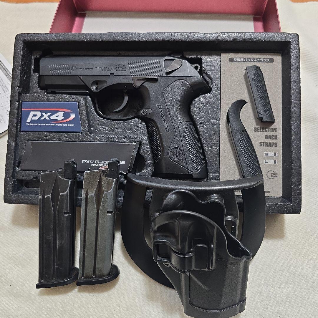 東京マルイ PX4 予備マガジン2本、ホルスター付き