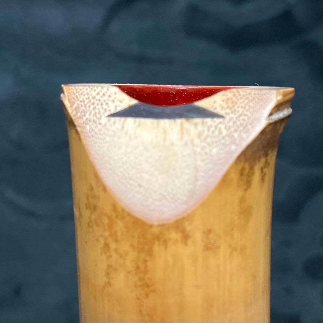 尺八 琴古流 在銘 中継ぎ緩み無し 一尺九寸管 籐巻き