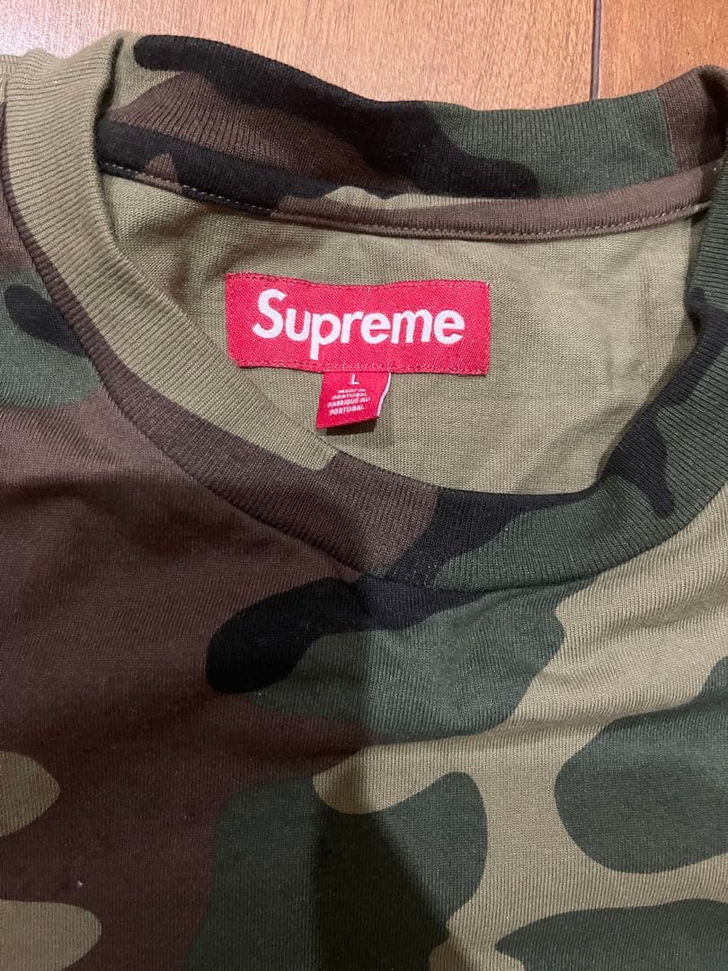 Supreme 25ss camo 迷彩柄　tシャツ