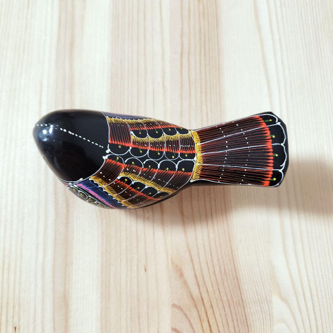 タイの漆器 小鳥の小物入れ タイ 伝統工芸品 民芸品 鳥 オブジェ