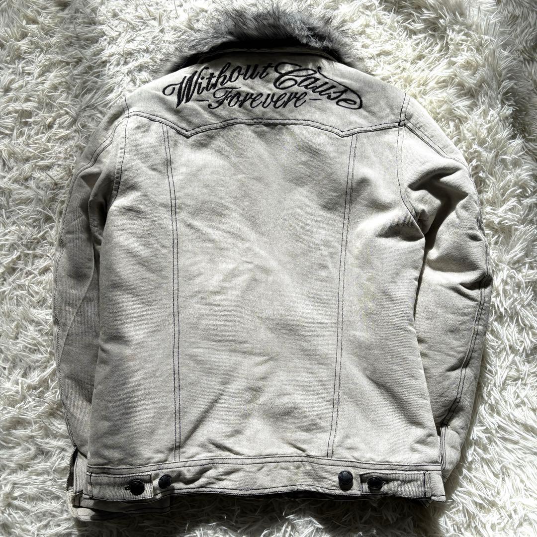 In the attic - y2k fur jacket 平成 お兄 ホワイト - メルカリ