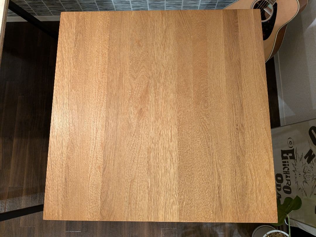 無印良品 ダイニングテーブル 80x80 オーク無垢材 オイル仕上げ