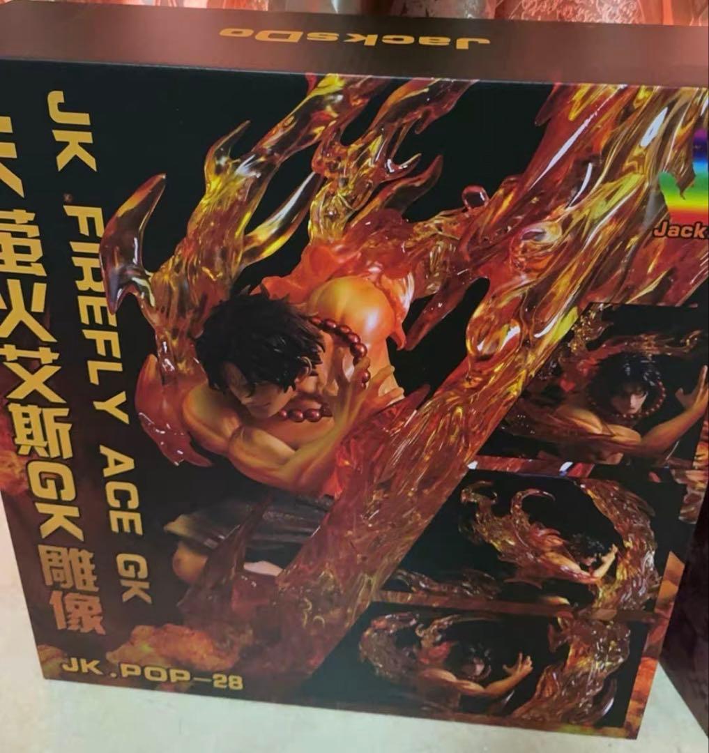 ワンピース 火拳のエース ガレージキット ガレキ スタチューX①⑦