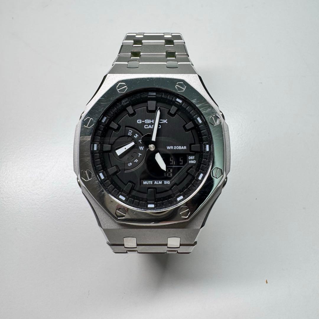 美品　CASIO　G-SHOCK GA-2100 フルカスタム ベゼルとバンド