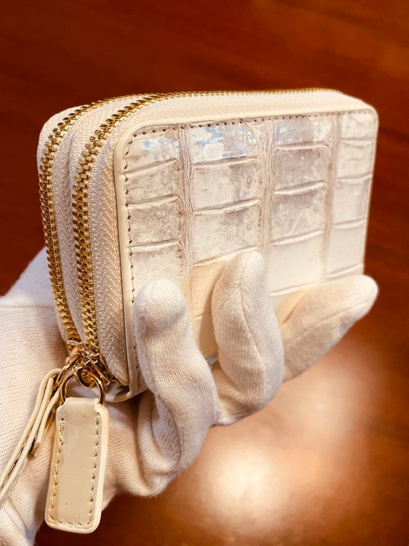 SALE 送料無料 新品 本革 ヒマラヤクロコダイルレザー ミニウォレット