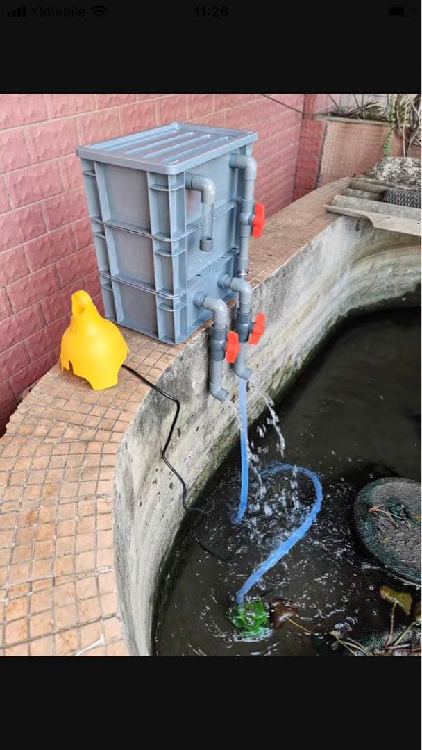 45wポンプ付き池フィルター万能濾過装置 池フィルター最高濾過装置大