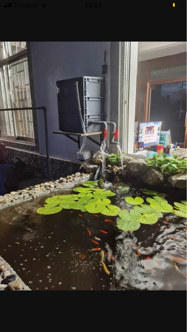 45wポンプ付き池フィルター万能濾過装置 池フィルター最高濾過装置大